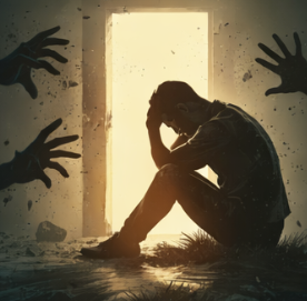 Trauma en stress icoon